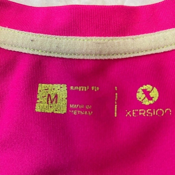 Xersion Hot Pink Knit Longsleeve A-Line Top in Size Medium. EUC. - Picture 5 of 6